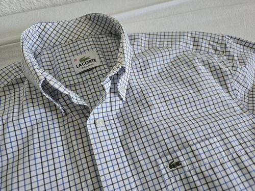 Lacoste herren kurzarm hemd - ,