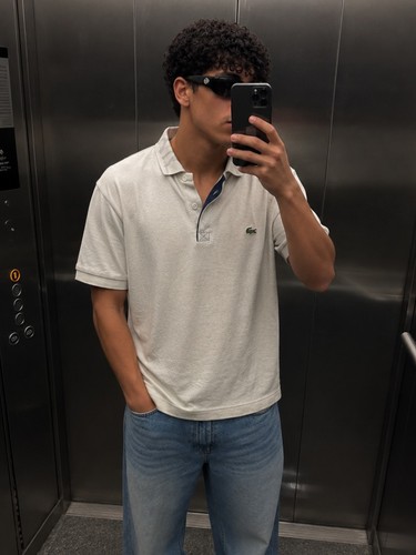 Vintage lacoste white - vintage, polo