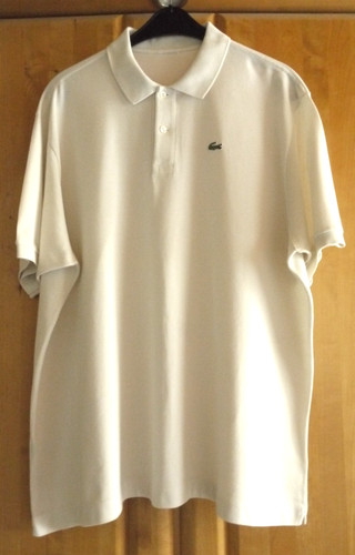 Lacoste poloshirt wollweiß - poloshirt, in