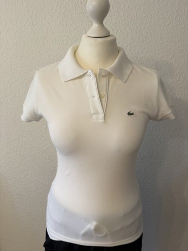 Lacoste damen polo - shirt, weiß