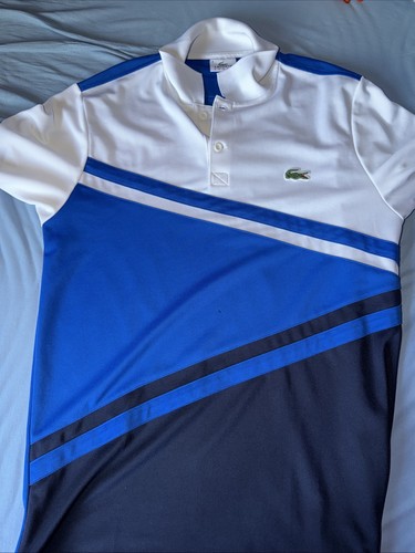 Lacoste poloshirt blau weiß - lacoste,
